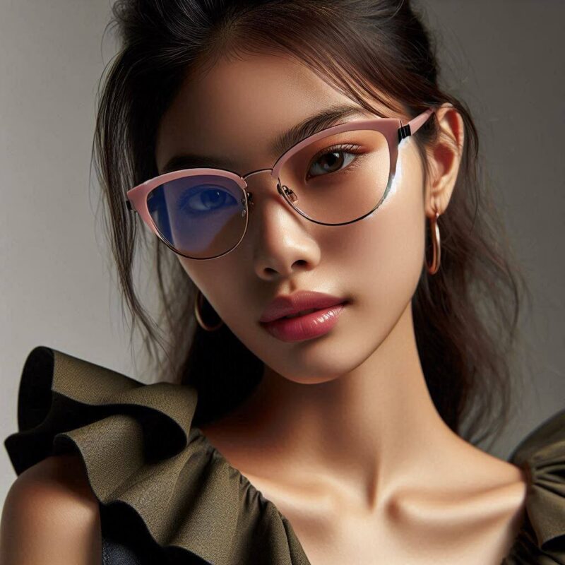 Contemporary Eyewear Premium Fashion Model high-res 4k